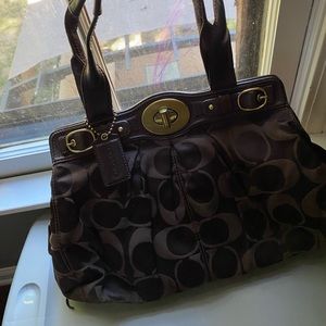 Coach bag, good condition.  No stains.